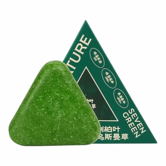 Shampoing Seven Green Bar Nature Au Feuilles De Thuya Usmania Et L'usmanthus 120 G